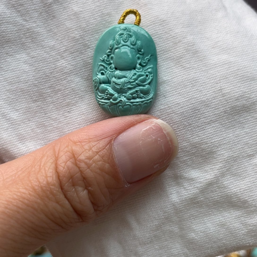 绿松石雕刻件未镶嵌