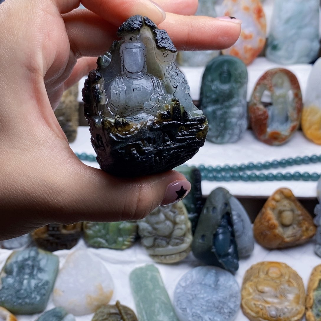 未镶嵌定制翡翠未****锅定制挂件专属链接