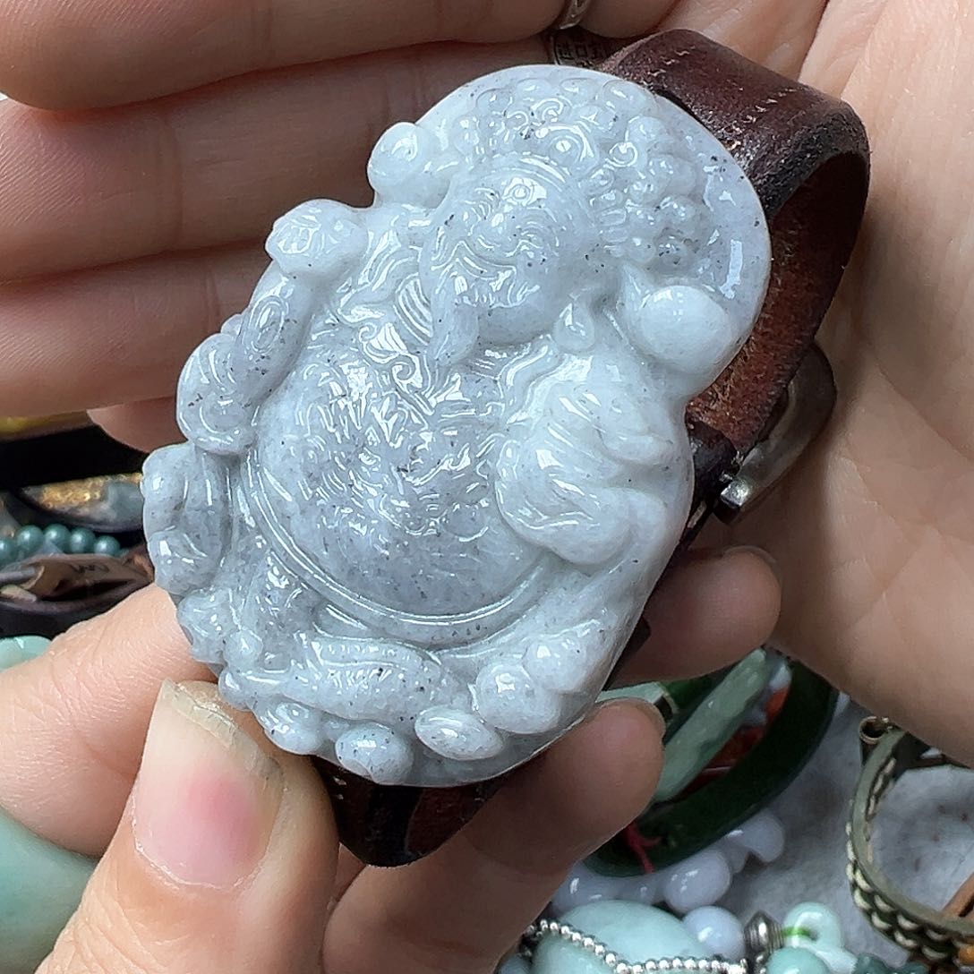 翡翠戒指未镶嵌炸