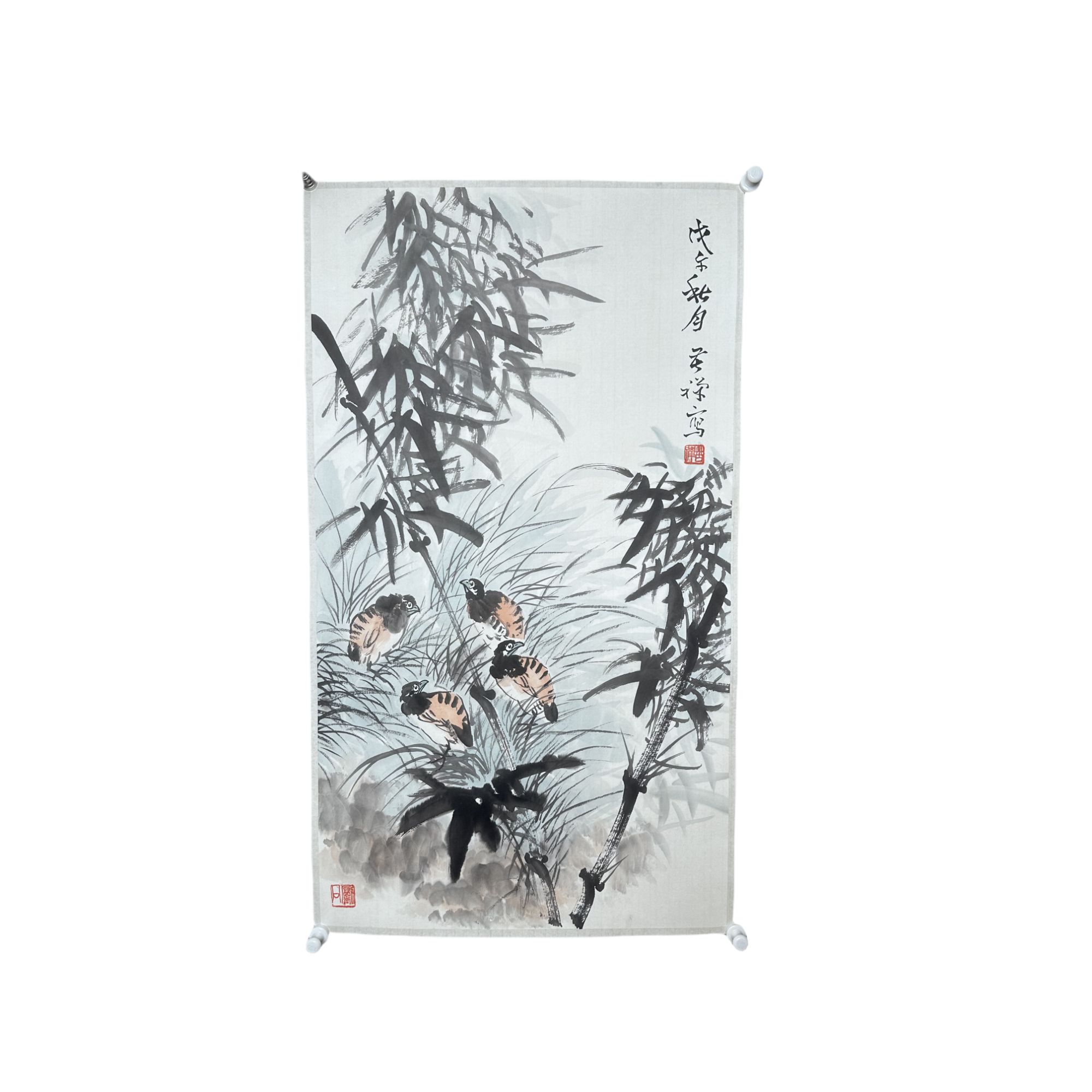 g505 花鸟托底尺寸90*50