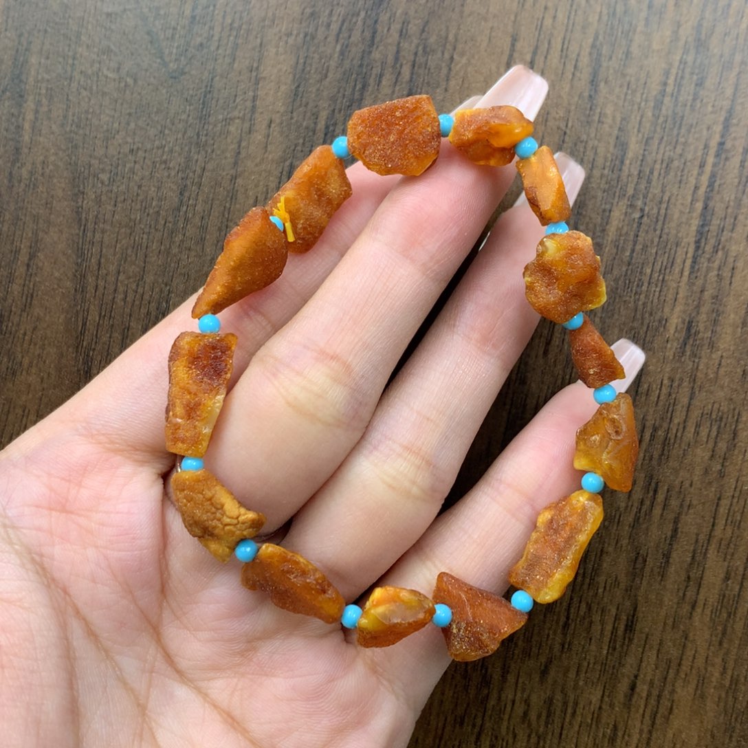 琥珀未镶嵌珠宝奇石