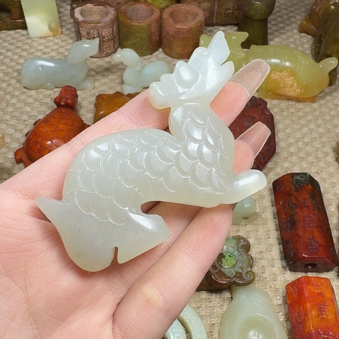 白玉菩提吊坠挂件