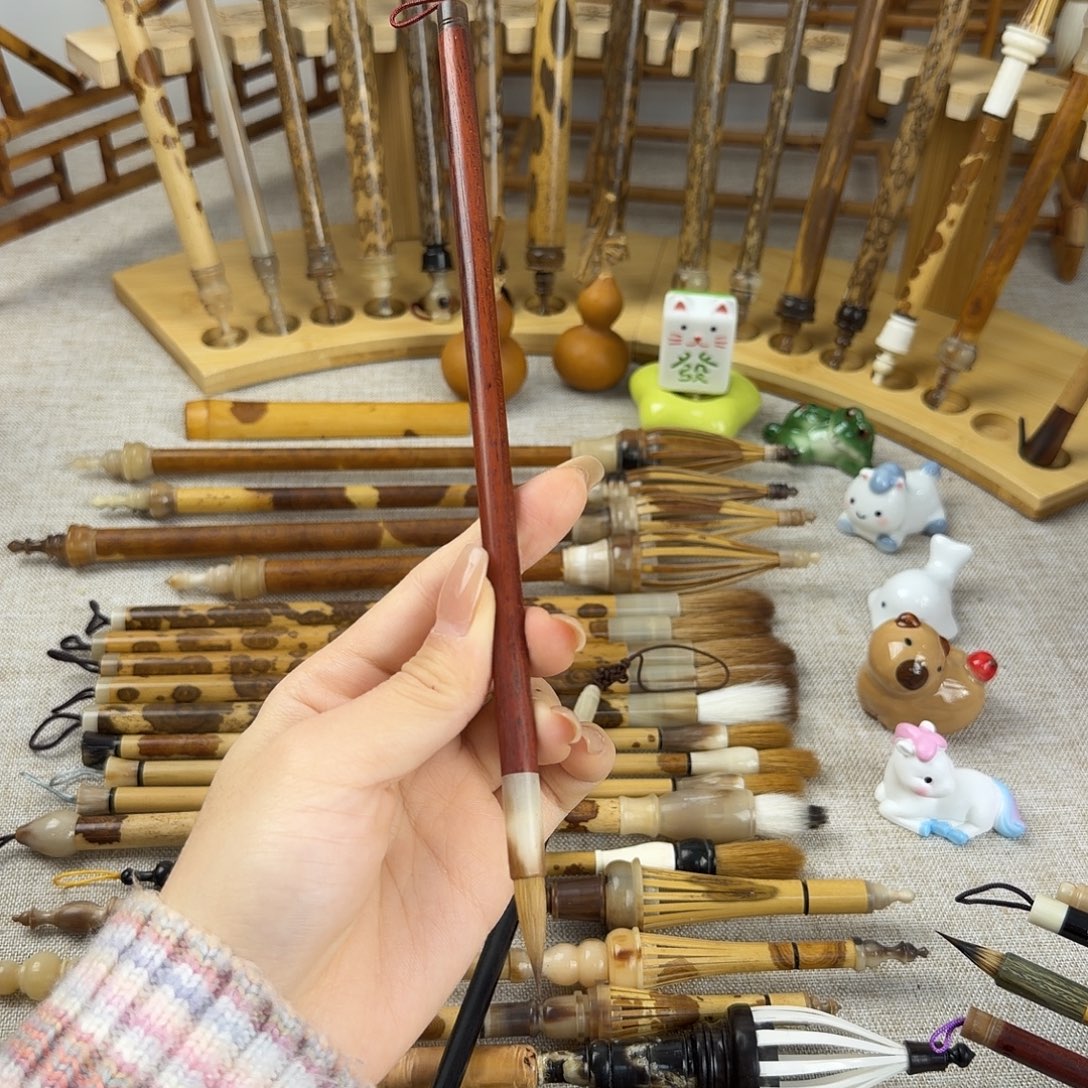 出锋2.3厘米纯狼毫小楷毛笔