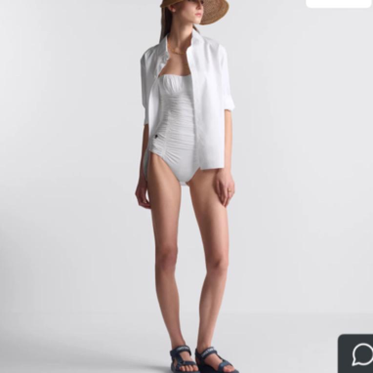 95新 DIOR/迪奥 【Christian Dior】#迪奥 白色连体泳衣