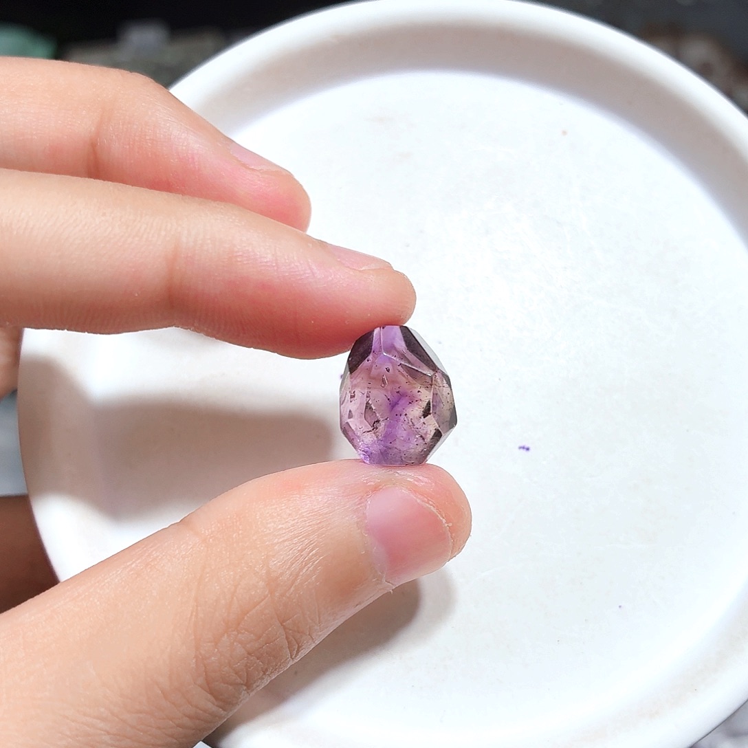 水晶珠宝半成品未镶嵌超七打孔不退换