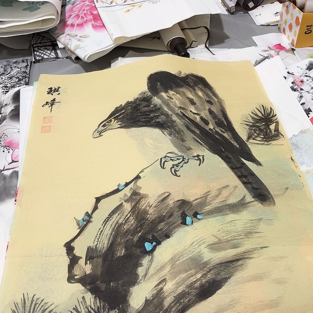 国画H精品国画作品