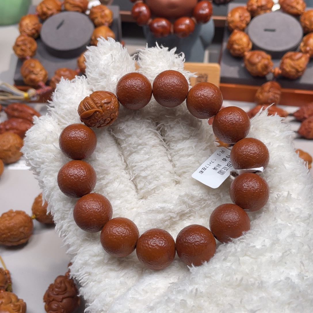 手串/手链橄榄核橘皮光珠