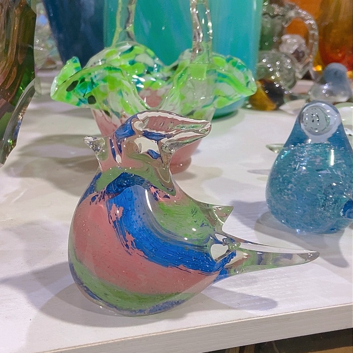 无铅玻璃琉璃花瓶高8口11