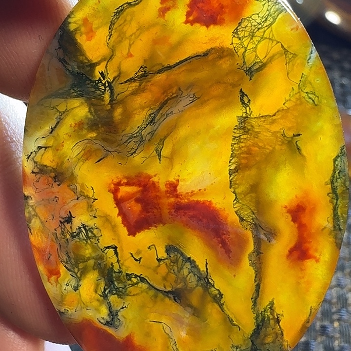 恬***麻玛瑙/玉髓未镶嵌颈饰