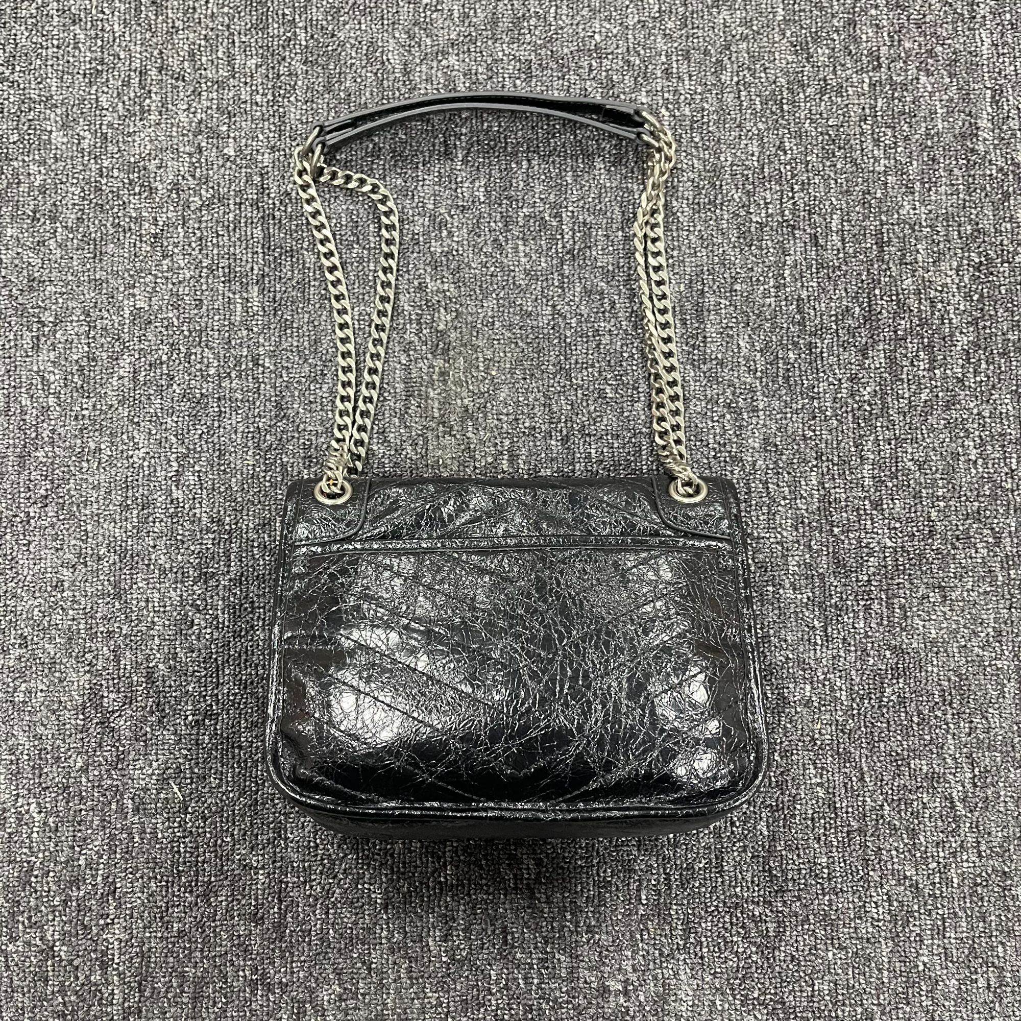 YY【黑】时尚百搭斜挎女包33083-1