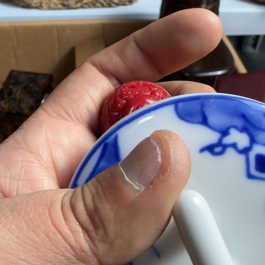 紫砂盖碗我家粉丝真好看啊