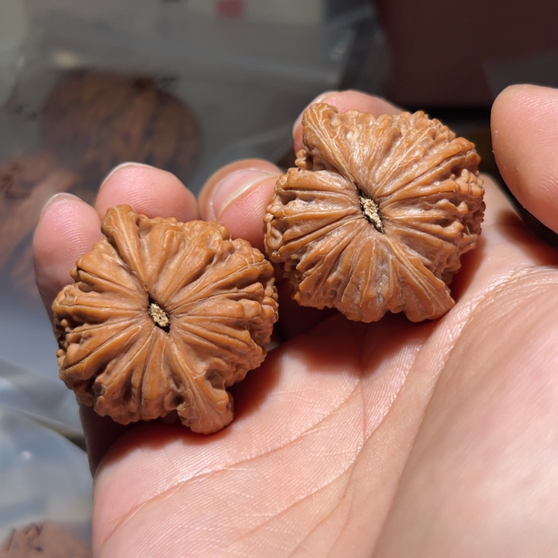 林***机文玩核桃吊坠38磨盘核桃