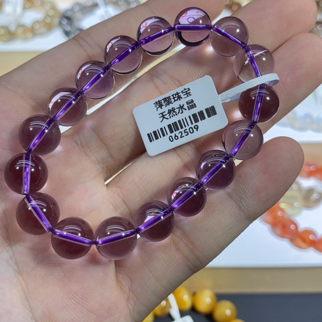 水晶手链未镶嵌纯天然