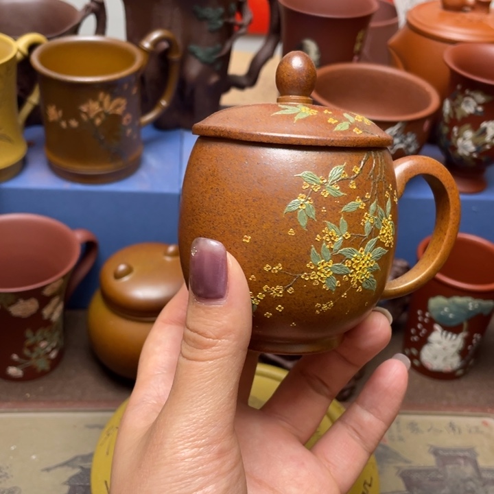 紫砂茶杯紫砂主人杯