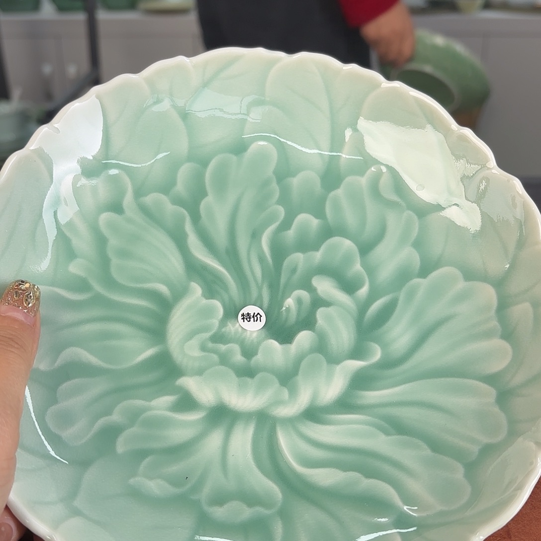 龙泉云间青瓷小米茶器