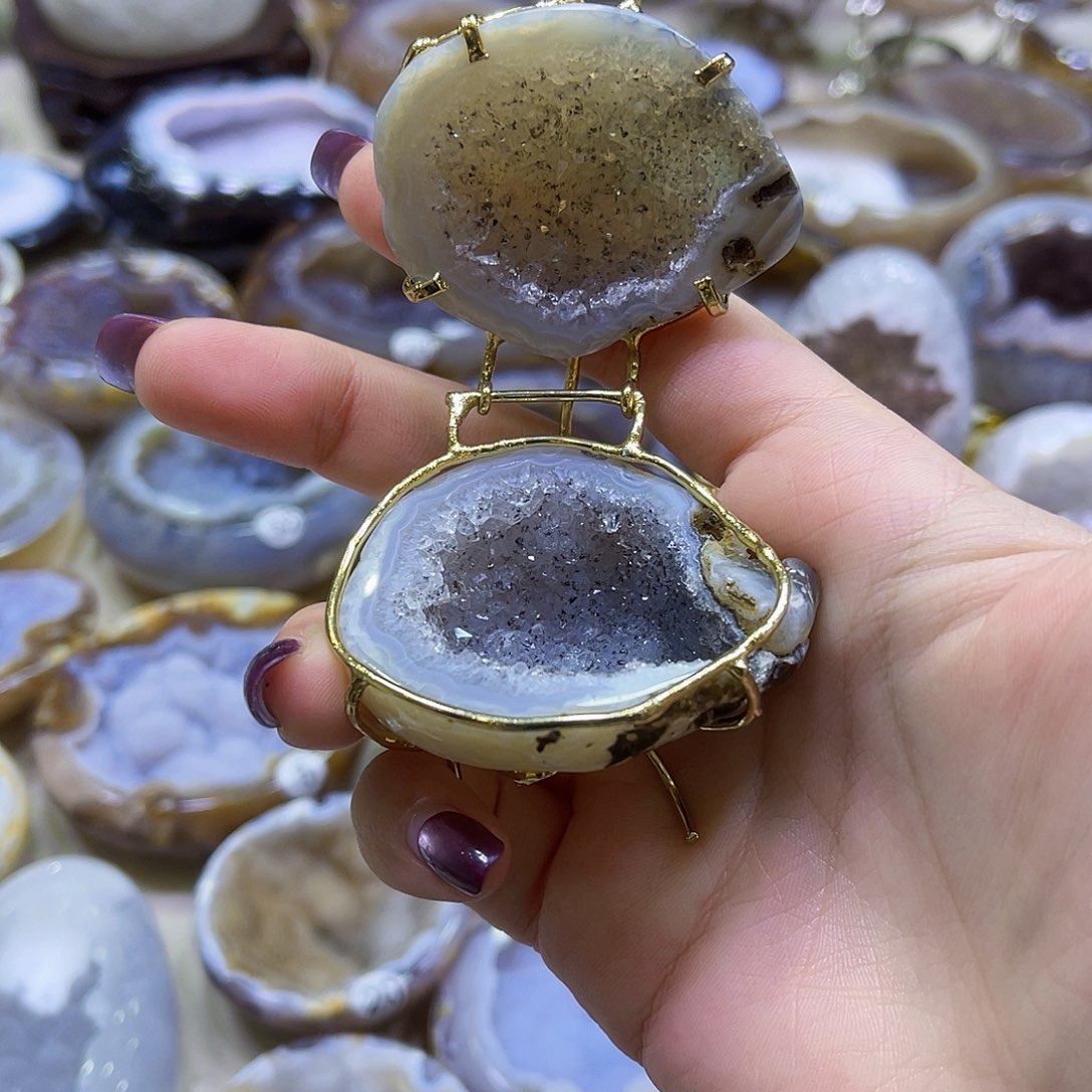 水晶珠宝半成品未镶嵌
