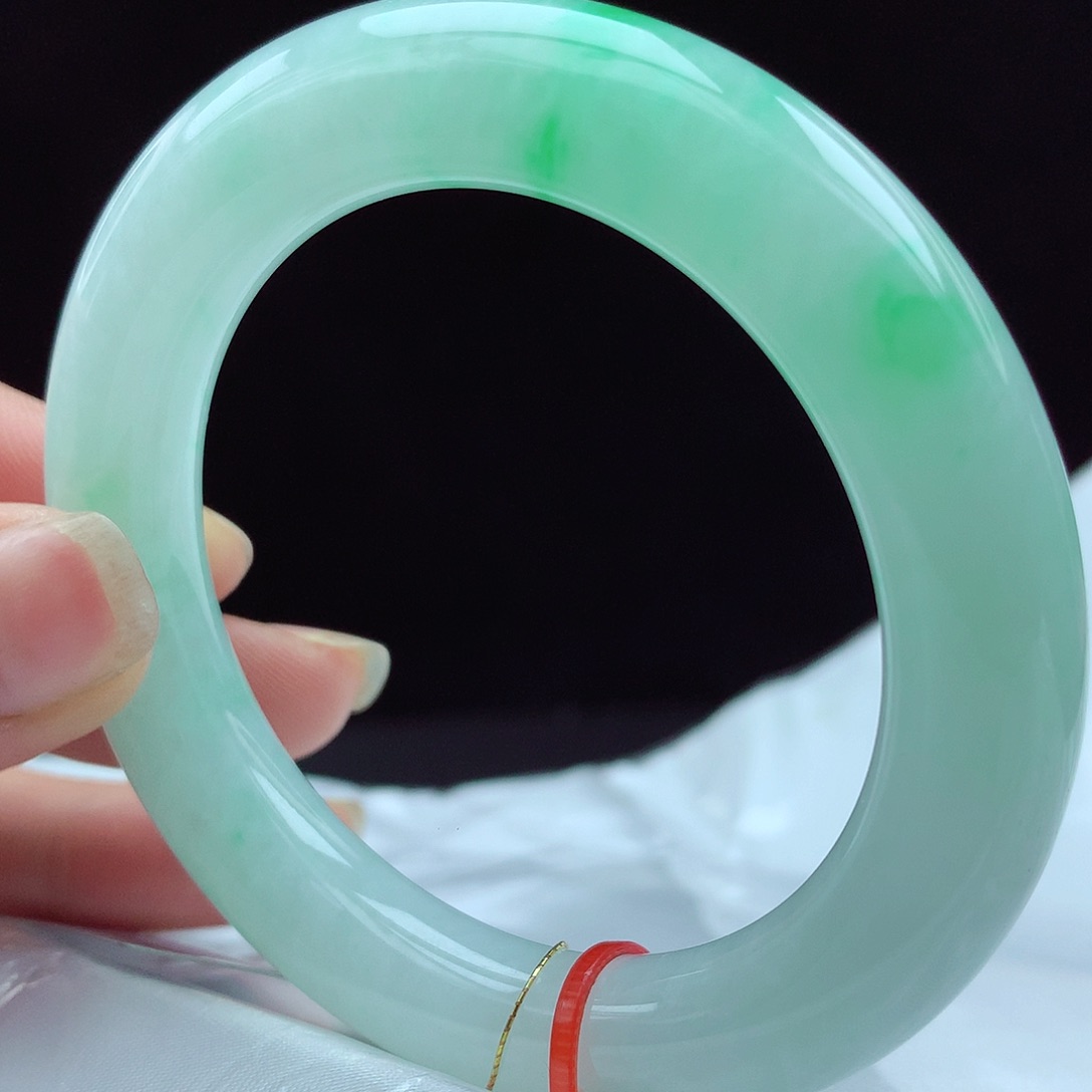 未镶嵌手镯翡翠52胖圆217