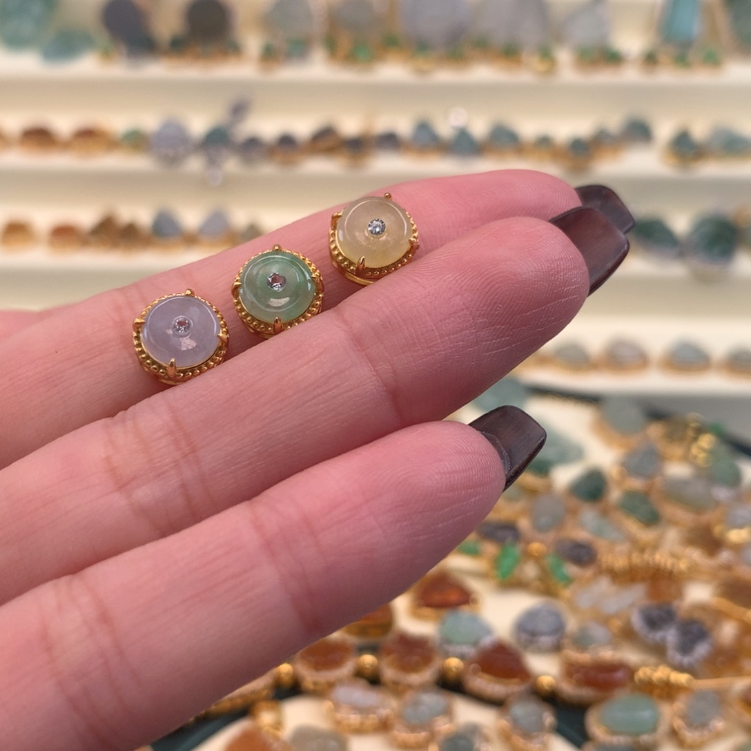 翡翠银S925镶嵌颈饰