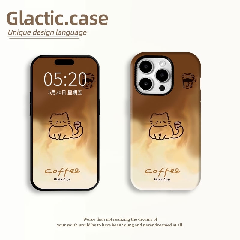 菲林二合一适用苹果16pro华为OPPO小米VIVO一加防摔手机壳FL1064