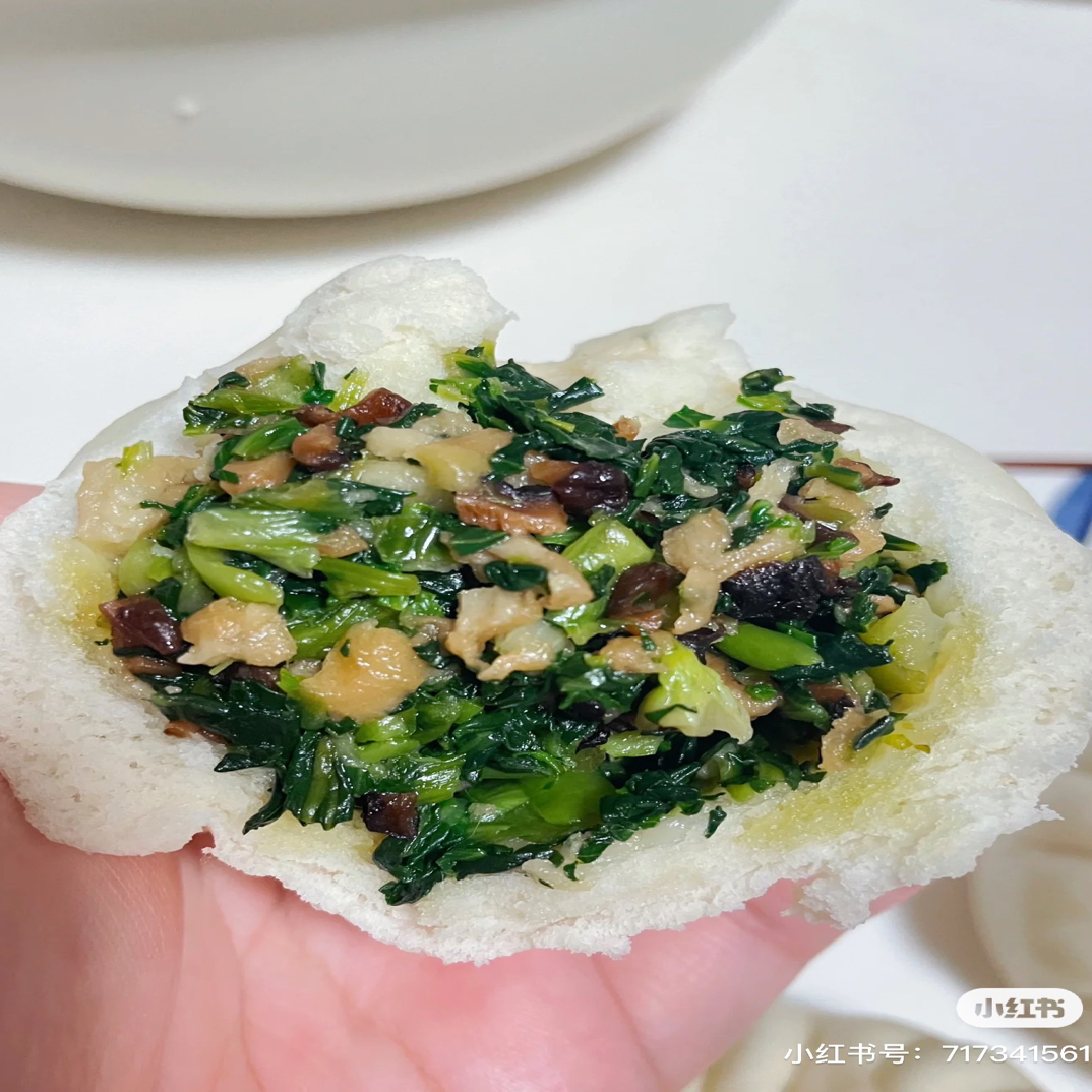 香菇青菜包1.8元一个