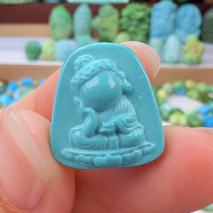 未镶嵌绿松石项链