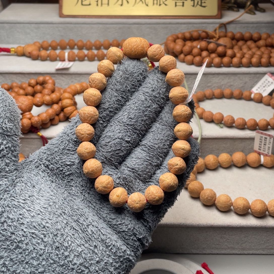 手串凤眼菩提尼泊尔实心籽12mm