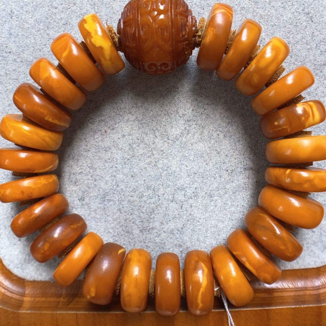 蜜蜡手串未镶嵌蜜蜡