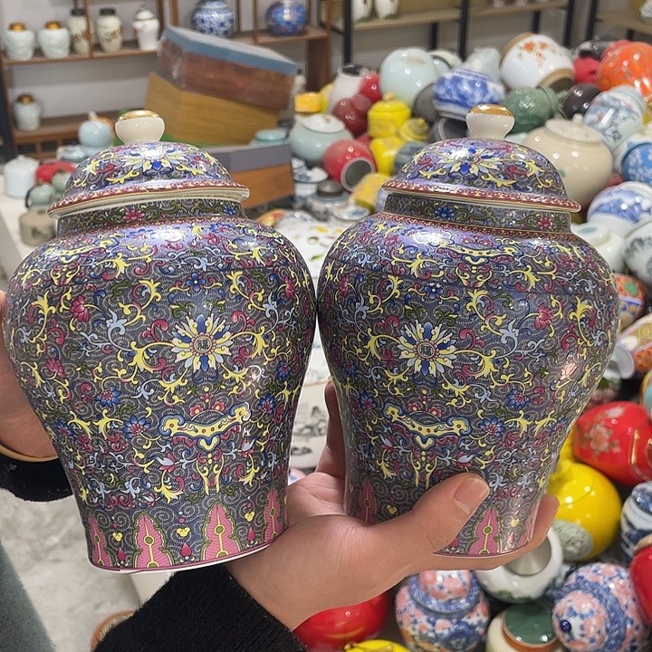 陶瓷罐茶叶罐密封罐