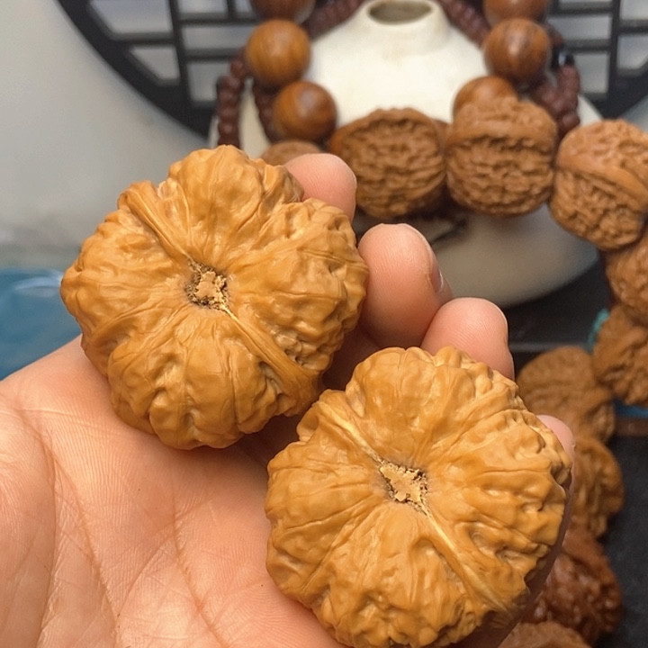 文玩核桃把件蛙饼