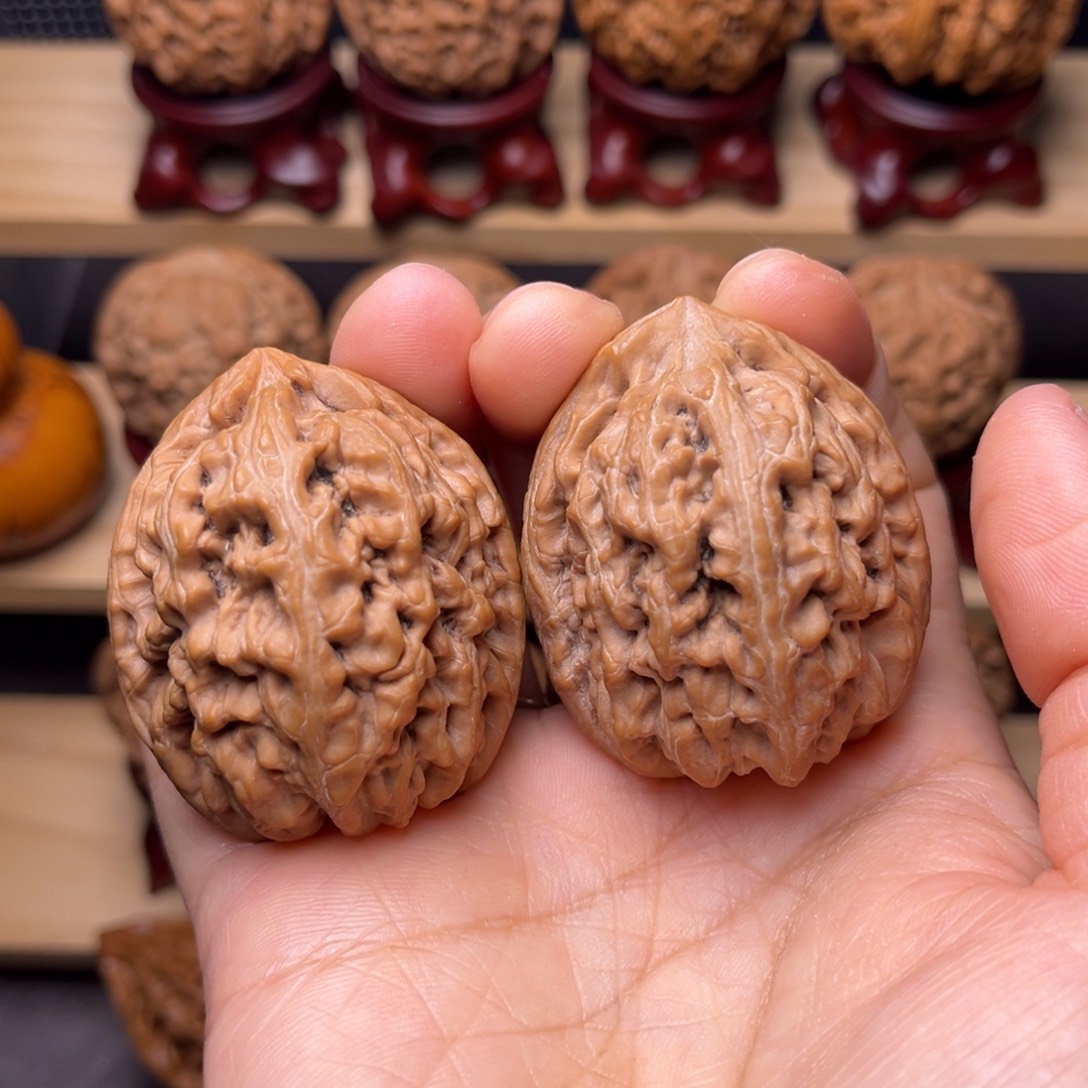 吊坠文玩核桃红锦鲤