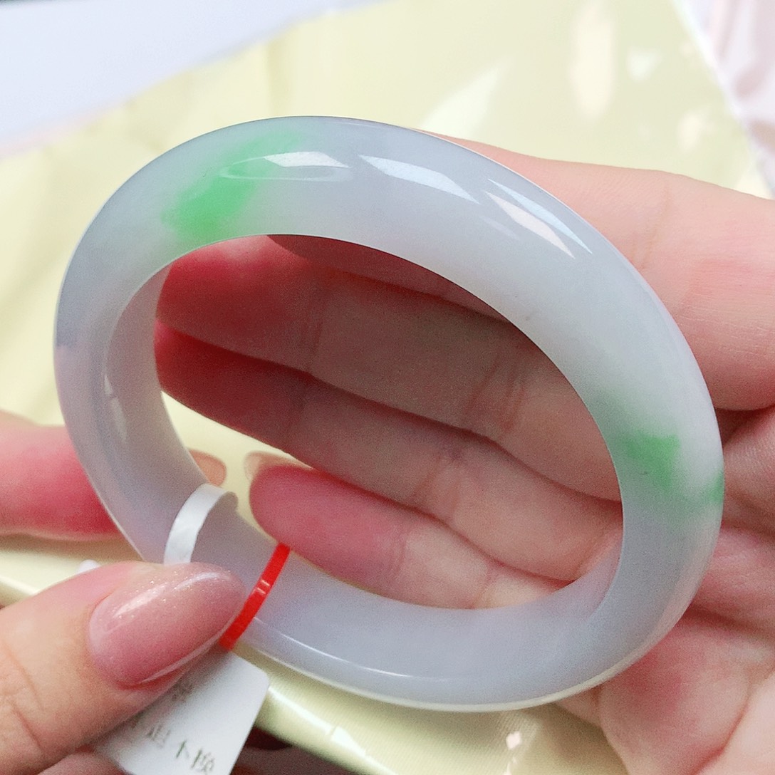 翡翠未镶嵌手镯天然缅甸翡翠A货771