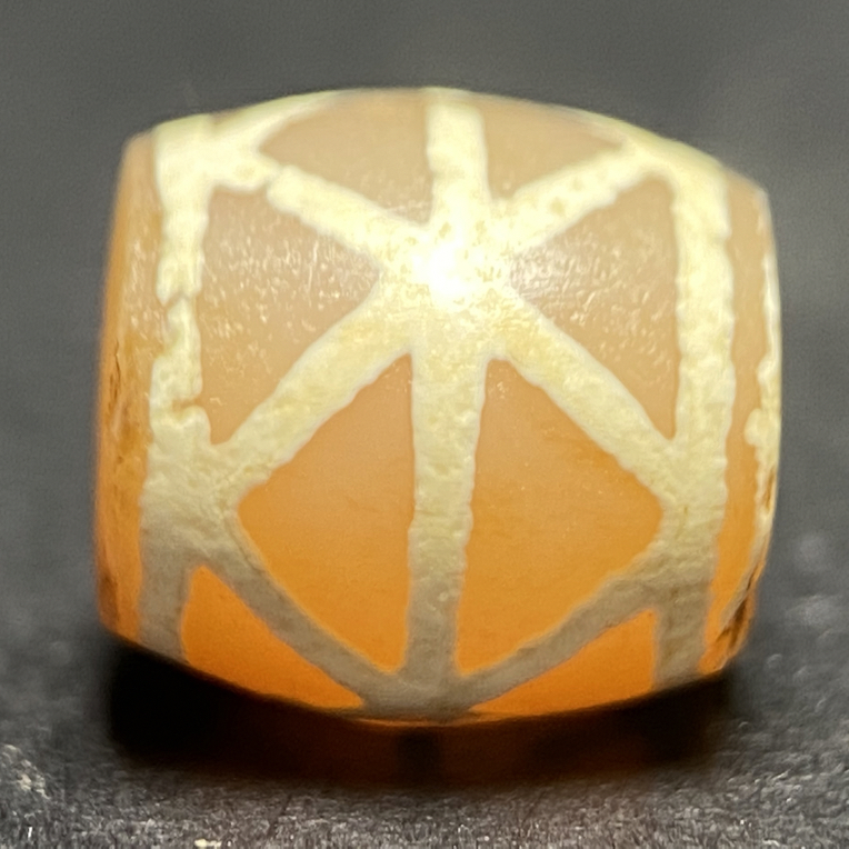 Pyu系法恩斯蚀花玛瑙管珠8.5*10.7mm
