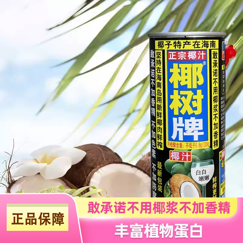正宗椰树椰汁海南新鲜生榨椰子汁椰奶夏天解渴夏日必备饮料
