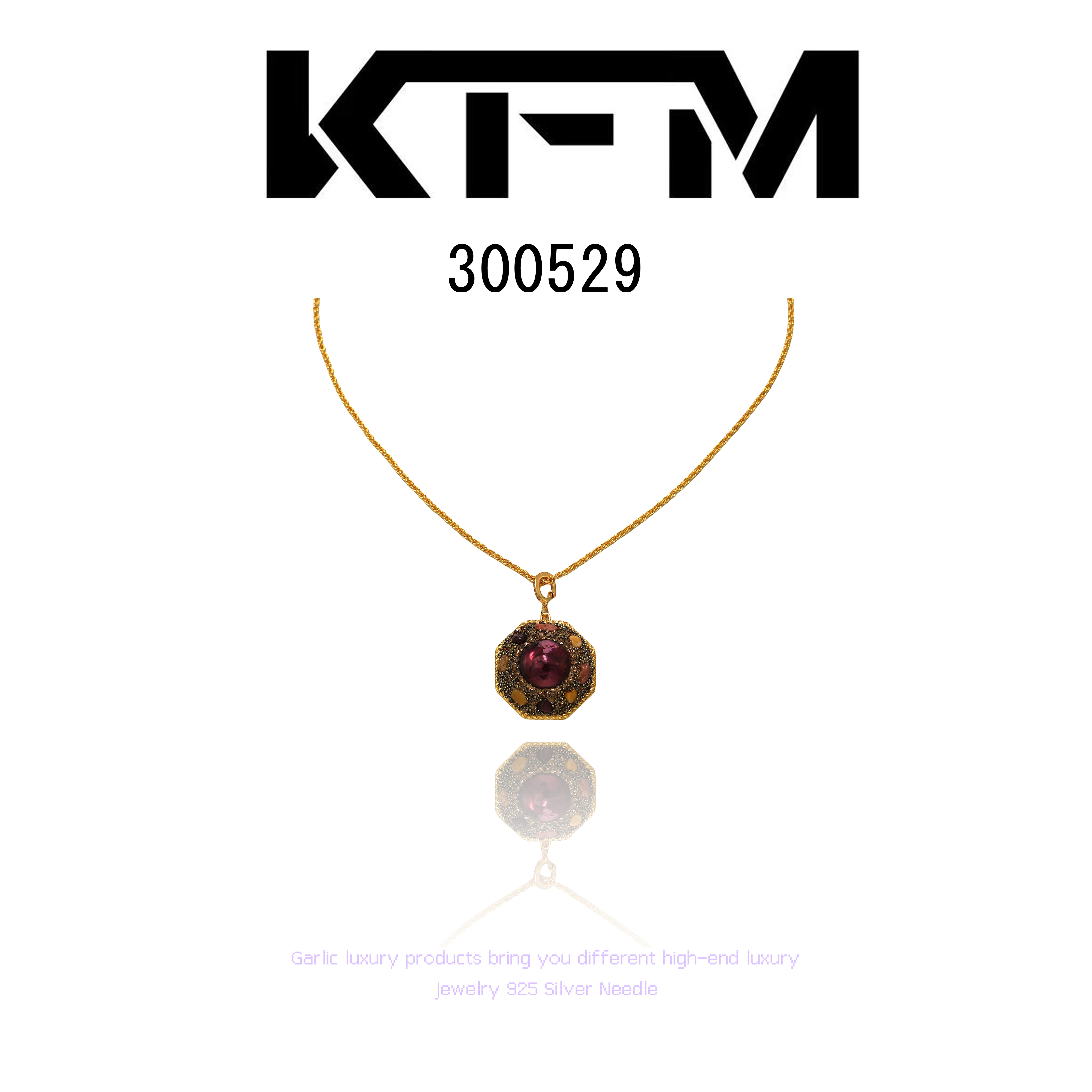 铜合金项链 KFM项链~ 300529（45+5cm）