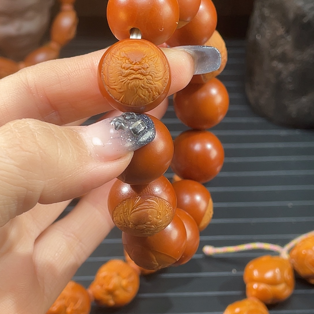手串/手链橄榄核圆珠钟馗