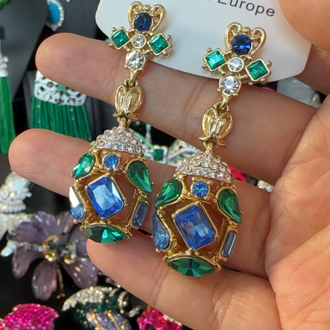 b***嘟琉璃纯铜合金耳饰