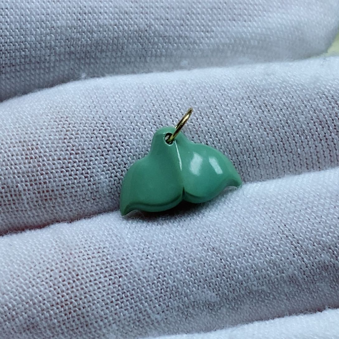 绿松石珠宝奇石18K金镶嵌