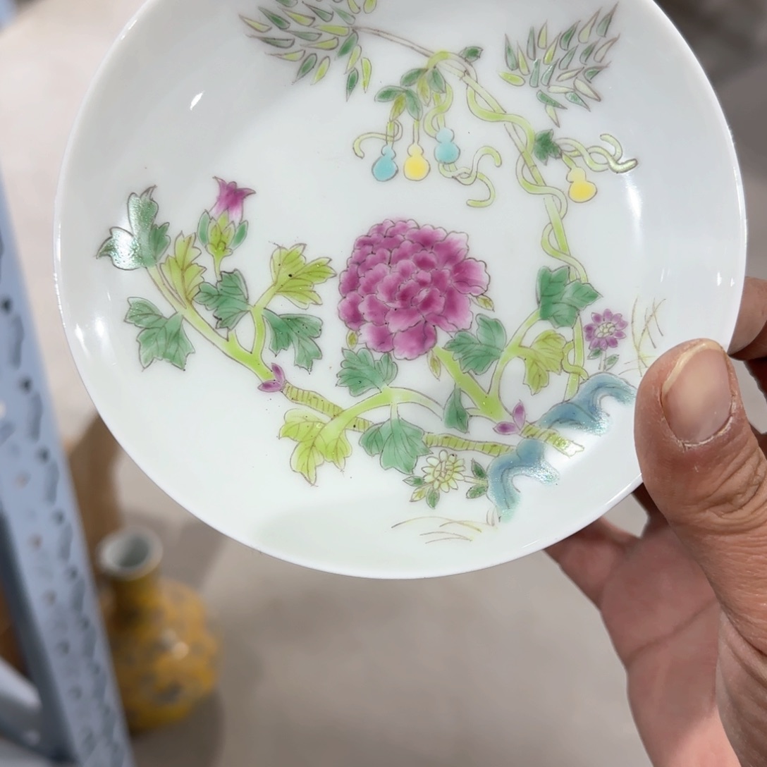 瓷片摆件手绘瓷器全部处理