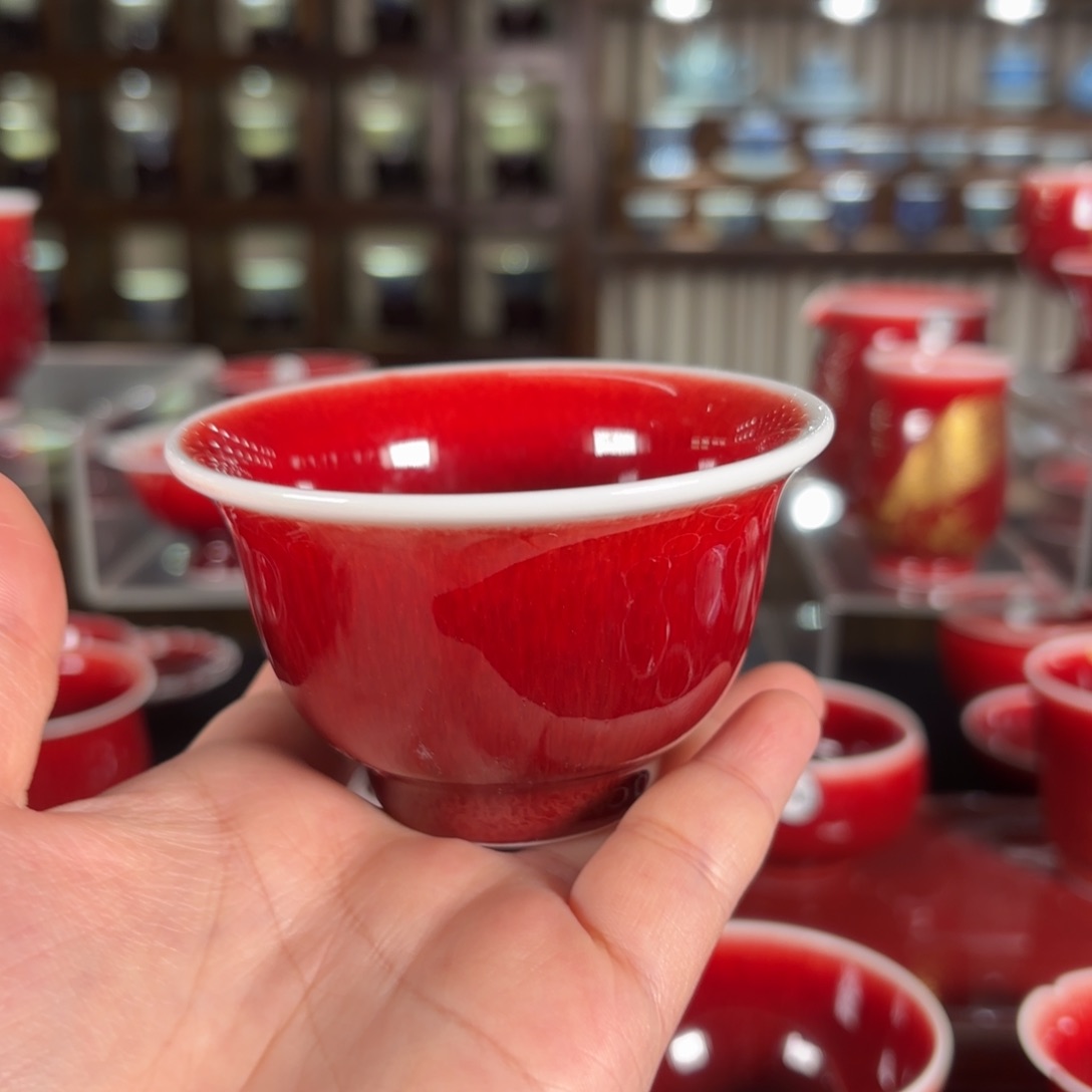 杯子景德镇高温原矿杯