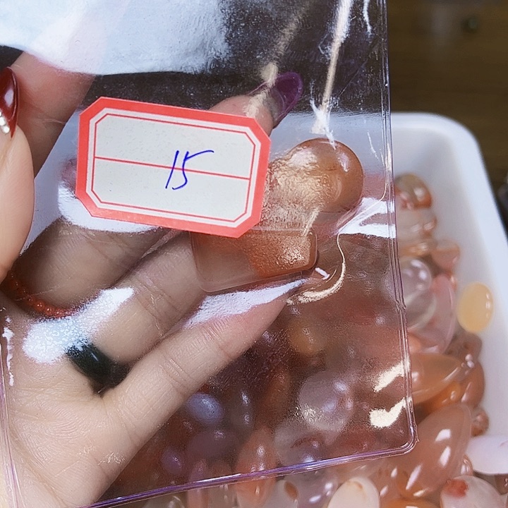 南红玛瑙合金珠宝半成品呀***六