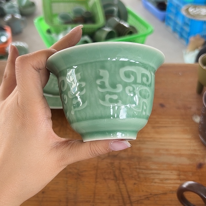 小米茶器龙泉青瓷