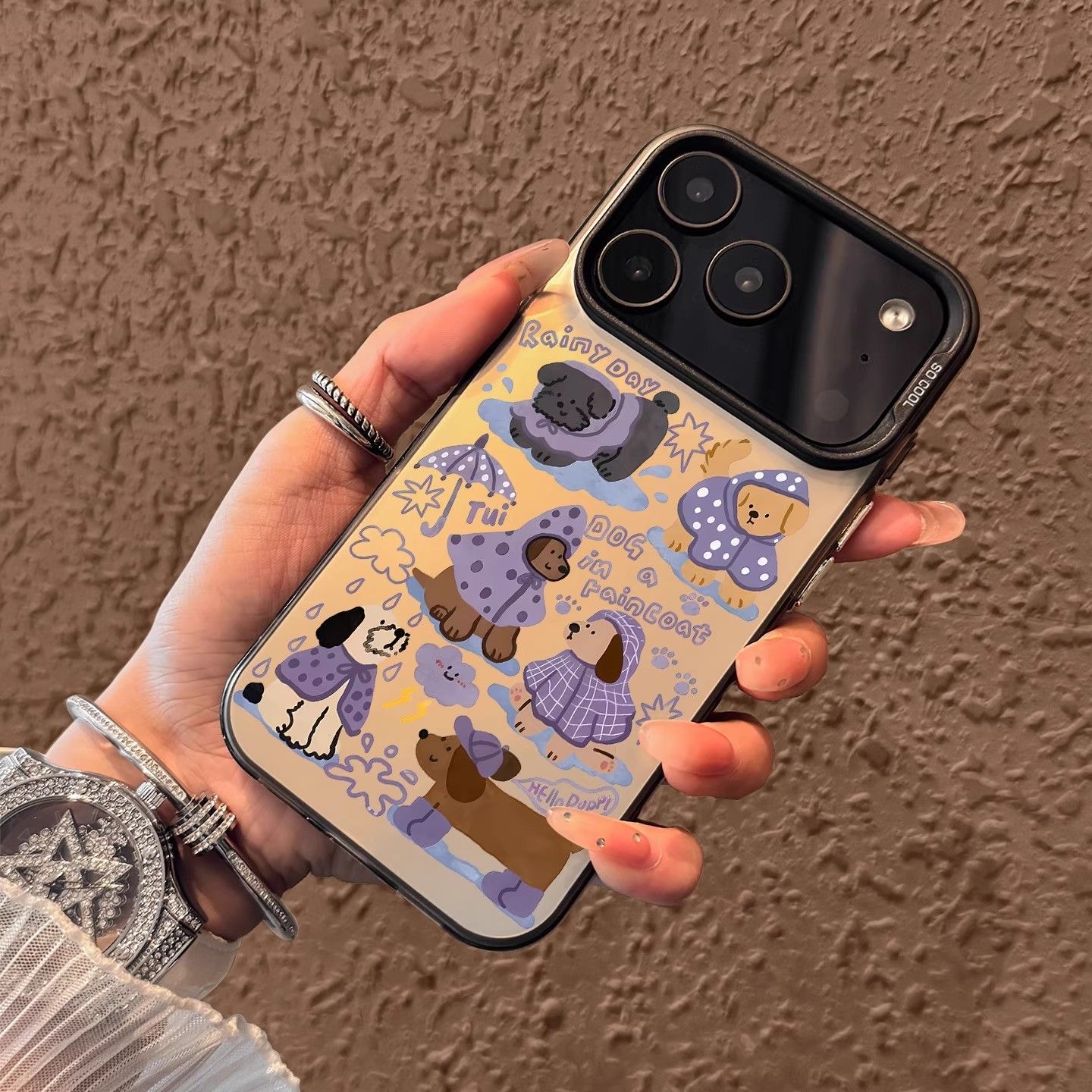 适用于苹果17promax手机壳新款iPhone17外壳大孔防摔16promax可爱