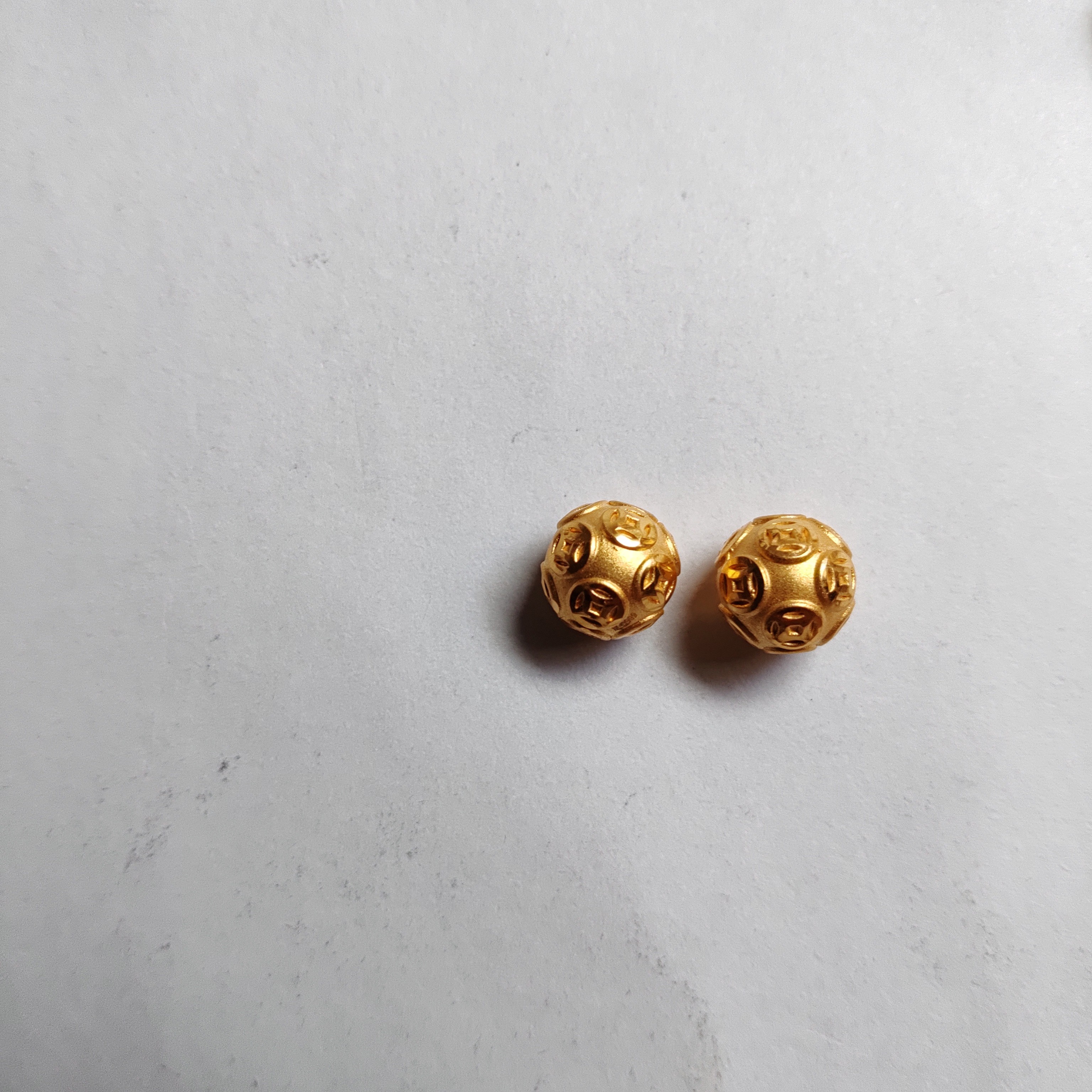 金元宝足金999貔貅珠子首饰