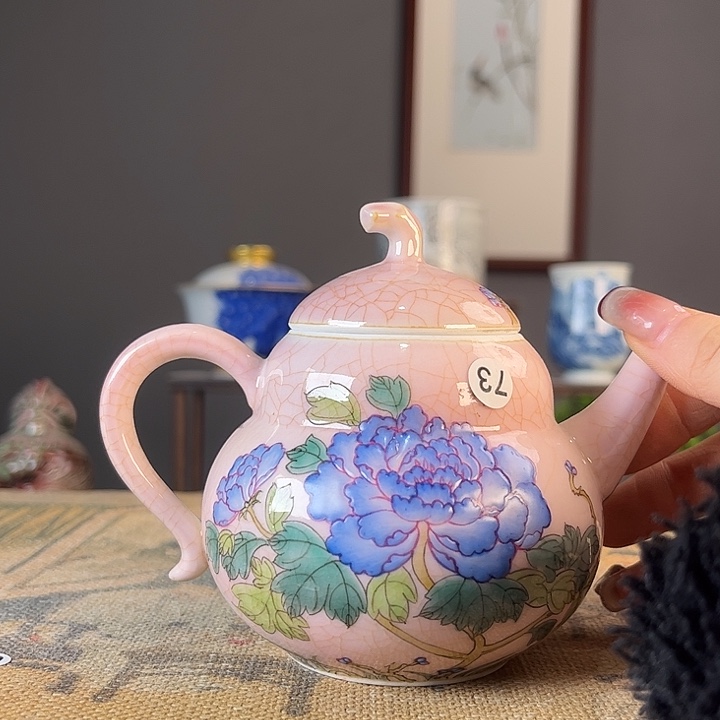 杯景德柴烧茶杯多人