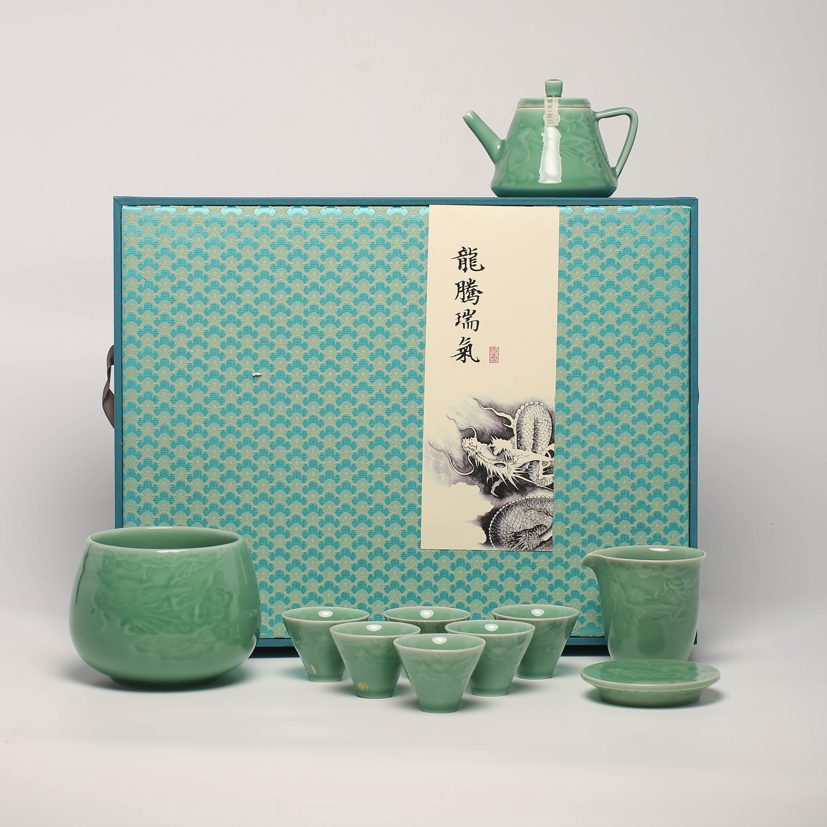 汪汪茶器&尚唐 弟泥梅子青 龙腾瑞气 茶具