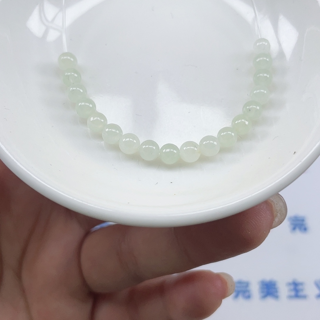 小***想翡翠散珠卡5,35颗