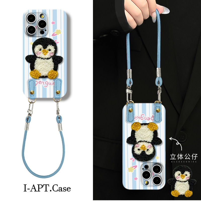校服小丸子摊手走菲林软壳适用iPhone苹果手机壳华为oppo小米vivo