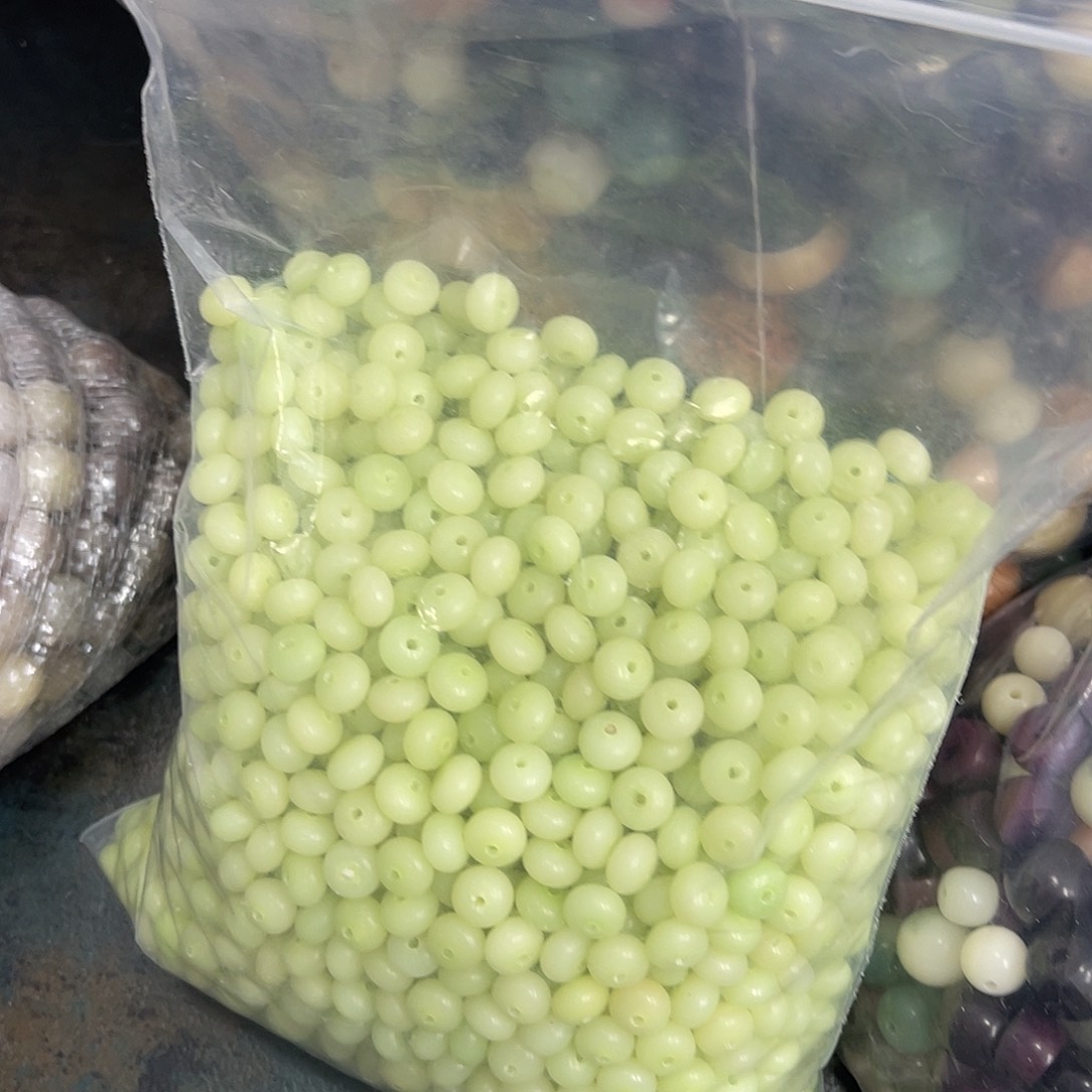 白玉菩提吊坠Q/9mm/100+20颗