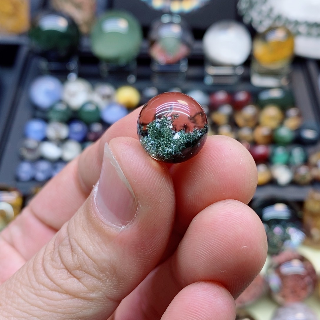 【闪购商品】水晶水晶吊坠18K金镶嵌九***喵