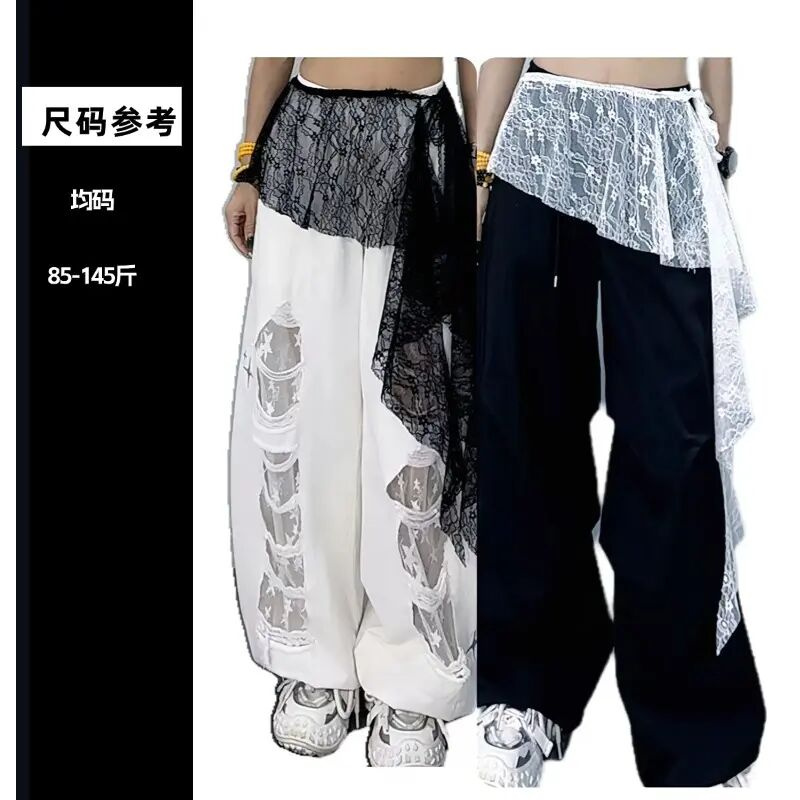 W新款时尚蕾丝花边系带神器开叉屁帘围裙网红半身裙1818休闲夏季